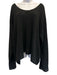 The Row Size XL Black Linen Sheer Knit Scoop Neck Sweater Black / XL