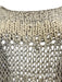 Brunello Cucinelli Size XL Beige & Cream Cotton & Polyamide Loose Knit Sweater Beige & Cream / XL