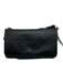 Stella McCartney Black & Beige Leather Magnetic Flap Crossbody Strap Camera Bag Black & Beige / XS
