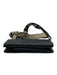 Stella McCartney Black & Beige Leather Magnetic Flap Crossbody Strap Camera Bag Black & Beige / XS