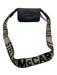 Stella McCartney Black & Beige Leather Magnetic Flap Crossbody Strap Camera Bag Black & Beige / XS