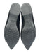 Tod's Shoe Size 7.5 Black Leather Upper Suede Buckle Detail Pump Flats Black / 7.5