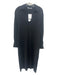 Zara Size L Black Acetate Blend Collared Maxi Dress Black / L