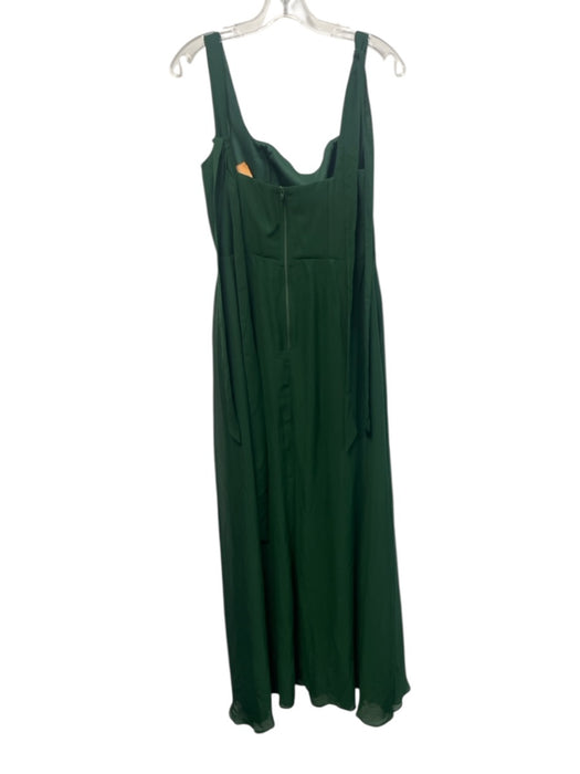 Birdy Grey Size M Green Polyester Chiffon Side Pockets shoulder ties Gown Green / M