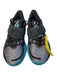 Nike Shoe Size 8 Black & Teal Low Top Laces Velcro closure Basketball Sneakers Black & Teal / 8