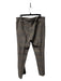 Piazza Sempione Size 46 Gray & Brown Wool Blend Flat Front Side Pocket Pants Gray & Brown / 46