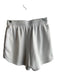 Varley Size XS White Viscose Blend High Rise Elastic Waist Drawstring Shorts White / XS