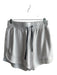 Varley Size XS White Viscose Blend High Rise Elastic Waist Drawstring Shorts White / XS