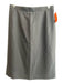 Chloe Size Est Small Black No Fabric Tag Back Zip Pencil Knee Length Skirt Black / Est Small