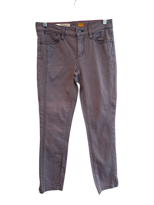 Pilcro and the Letterpress Size 25 Gray Purple Cotton High Rise Zip Fly Jeans Gray Purple / 25