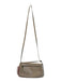 No Brand Beige Leather Crossbody Strap Made in Italy Zip Close Bag Beige / S