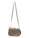 No Brand Beige Leather Crossbody Strap Made in Italy Zip Close Bag Beige / S