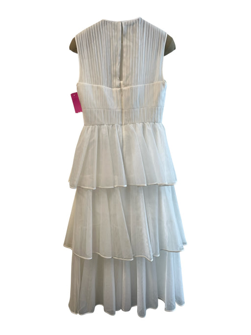 Jonathan Simkhai Size 4 White Silk & Polyester Sleeveless solid color Dress White / 4