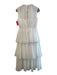 Jonathan Simkhai Size 4 White Silk & Polyester Sleeveless solid color Dress White / 4