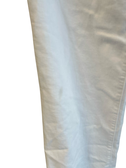Hudson Size 26 White Cotton Blend High Rise Wide Leg 5 Pocket Zip Fly Jeans White / 26