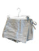 We The Free Size 8 White Cotton Wrap Tie at Waist Frayed Hem Zip Fly Skort White / 8