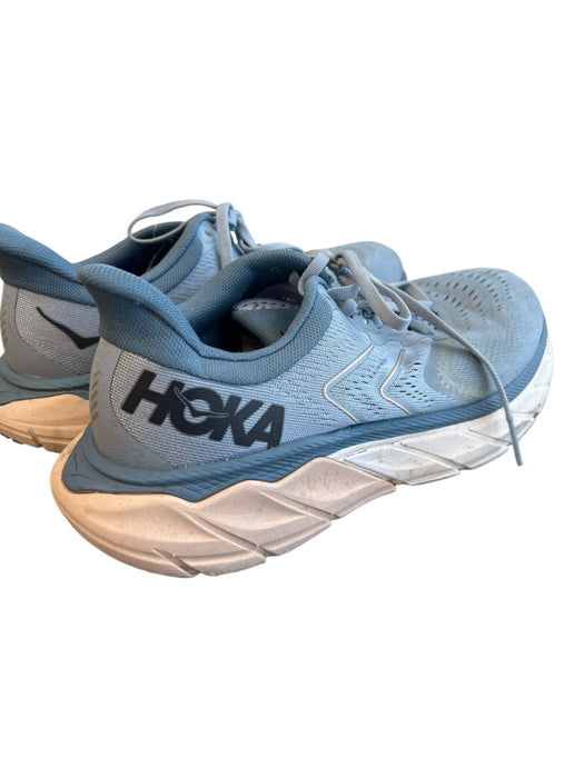 Hoka Shoe Size 8.5 Blue Nylon Round Toe lace up Low Top Sneaker Shoes Blue / 8.5