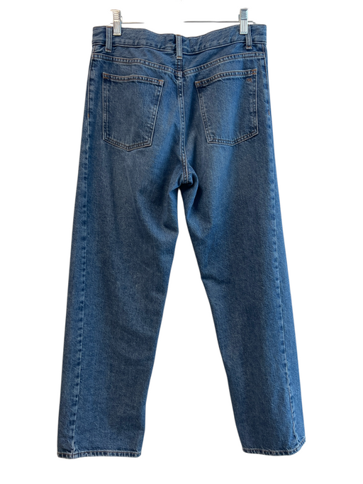 Madewell Size 27 Light Wash Cotton Mid Rise Zip Fly 5 Pocket Straight Leg Jeans Light Wash / 27