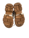 Gucci Shoe Size 6 Beige & Multi Leather & Fabric Jeweled Application Logo Shoes Beige & Multi / 6