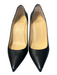 Christian Louboutin Shoe Size 39 Black nappa lambskin Scallop Detail Pump Shoes Black / 39