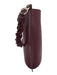 Lafayette 148 Burgundy Red Leather Braided Crossbody Strap Bucket Bag Burgundy Red / Medium