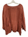 Cynthia Ashby Size L Terra Cotta Red Linen 3/4 Sleeve Pocket Tunic Top Terra Cotta Red / L