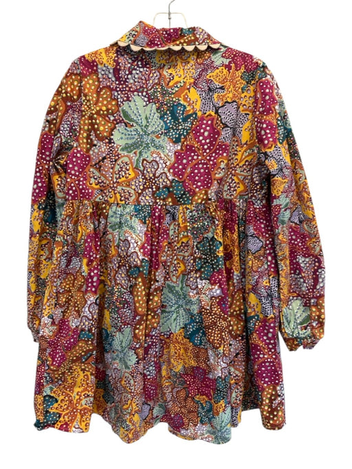 Target Collab Size S Multicolor Cotton Button Detail Pockets Floral Print Dress Multicolor / S