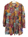 Target Collab Size S Multicolor Cotton Button Detail Pockets Floral Print Dress Multicolor / S