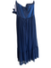 Hutch Size 2 Navy Polyester Strapless Bow Back Zip Mesh Accents Dress Navy / 2