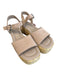 Marc Fisher Shoe Size 8 Light Pink Woven Espadrille Ankle Strap Platform Shoes Light Pink / 8