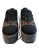 Chanel Shoe Size 38 Rainbow Tweed Platform lace up Oxford Logo Shoes Rainbow / 38