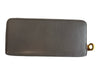 Marc By Marc Jacobs Grey Manmade Material Gold hardware Logo Zip Close Wallets Grey