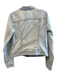 Halogen Size Medium Light Wash Cotton Denim Collared Button Down Jacket Light Wash / Medium