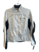 The North Face Size M White Polyester Long Sleeve Zip Pocket high neck Jacket White / M