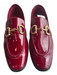 Jeffrey Campbell Shoe Size 8 Red Patent Leather gold tone metal Horsebit Shoes Red / 8