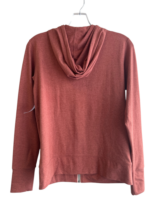 Vuori Size S Orange Missing Fabric Tag Heathered Zippered Pockets Hoodie Sweater Orange / S