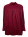 Malene Birger Size S Red & Navy Cotton Long Sleeve Cotton Back Button Up Top Red & Navy / S