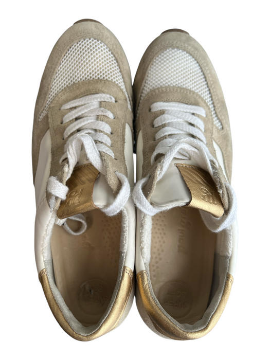 Paul Green Shoe Size 5.5 Beige Leather Suede Mesh Athletic Shoes Beige / 5.5