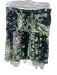 Sabina Musayev Size M Black, Green & Multi Print Viscose Blend Smocked Skirt Black, Green & Multi Print / M