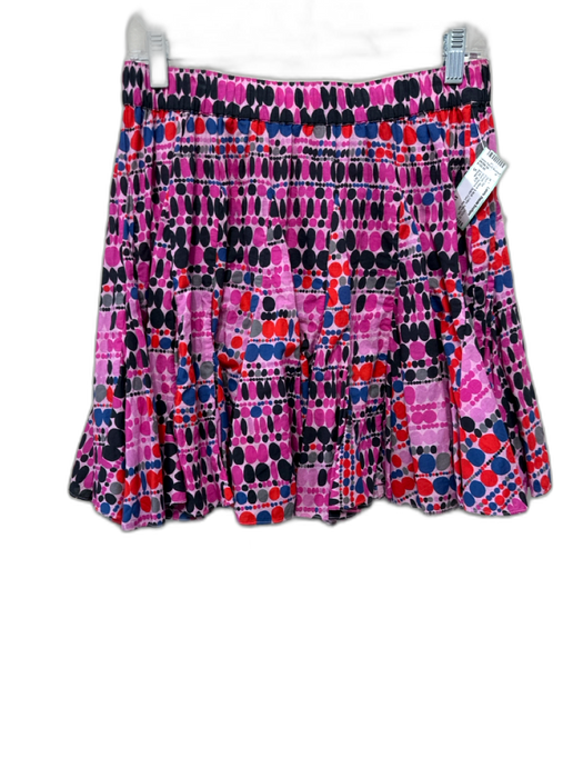 Rhode Size S Purple, Black & Multi Cotton Polka Dots Short Sleeve Skirt Set Purple, Black & Multi / S