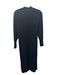 Brodie Size XS Black Cashmere Long Sleeve Maxi Mock Neck Ribbed neck Dress Black / XS