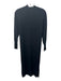 Brodie Size XS Black Cashmere Long Sleeve Maxi Mock Neck Ribbed neck Dress Black / XS
