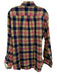 Peter Millar Size L Pink & Multi Linen Plaid Button Down Men's Long Sleeve Shirt Pink & Multi / L