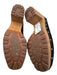 Kork-Ease Shoe Size 9 Black & Bronze Leather & Wood Mule Block Heel Sandals Black & Bronze / 9