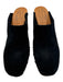Kork-Ease Shoe Size 9 Black & Bronze Leather & Wood Mule Block Heel Sandals Black & Bronze / 9
