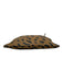 Clare V Light Brown & Black Leather Leopard Print Zipper Closure Fold Over Bag Light Brown & Black