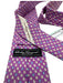 Ferragamo Pink, White & Blue Silk All Over Print Men's Tie Pink, White & Blue