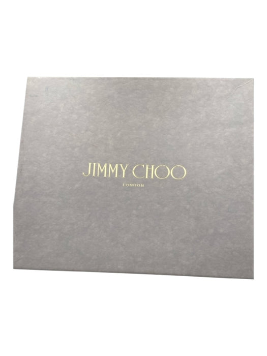 Jimmy Choo Shoe Size 38 Black & Silver Suede Upper Crystal Solid Pump Booties Black & Silver / 38