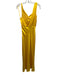 Veronica Beard Size 2 Yellow Silk Blend Sleeveless Zip Side Cowl neck Dress Yellow / 2