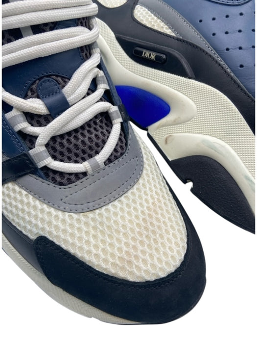 Dior Shoe Size 45 AS IS Blue & Multi Synthetic Men's Shoes Blue & Multi / 45